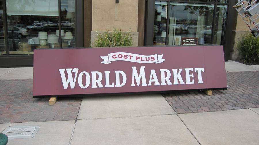 Cost Plus World Market — Cabinet Sign